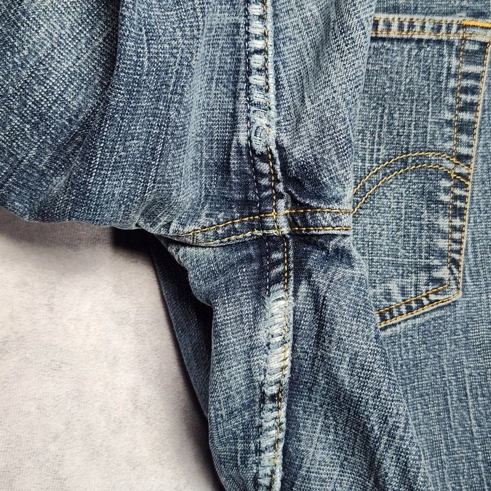 Levis 511 Slim Fit Blue Denim Jeans Mens 34x34 Fits 31x29 Medium Wash